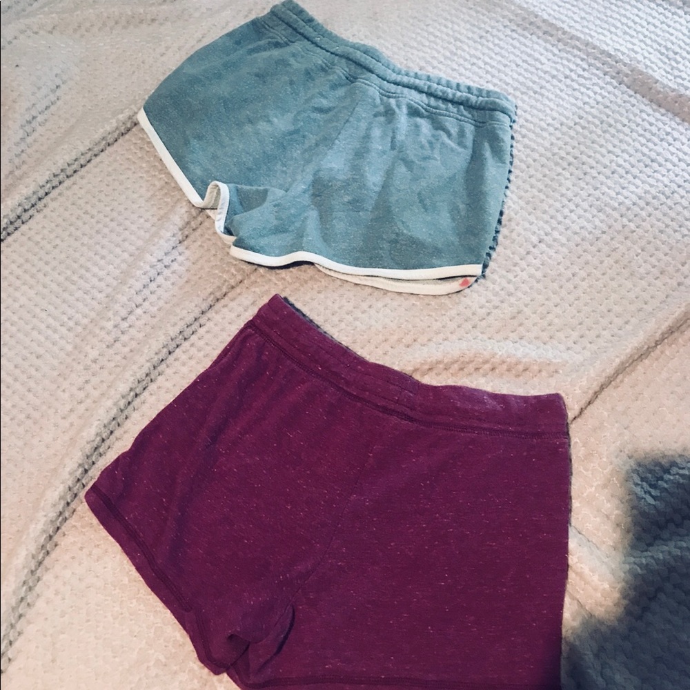 2 pairs of sleep shorts with pockets